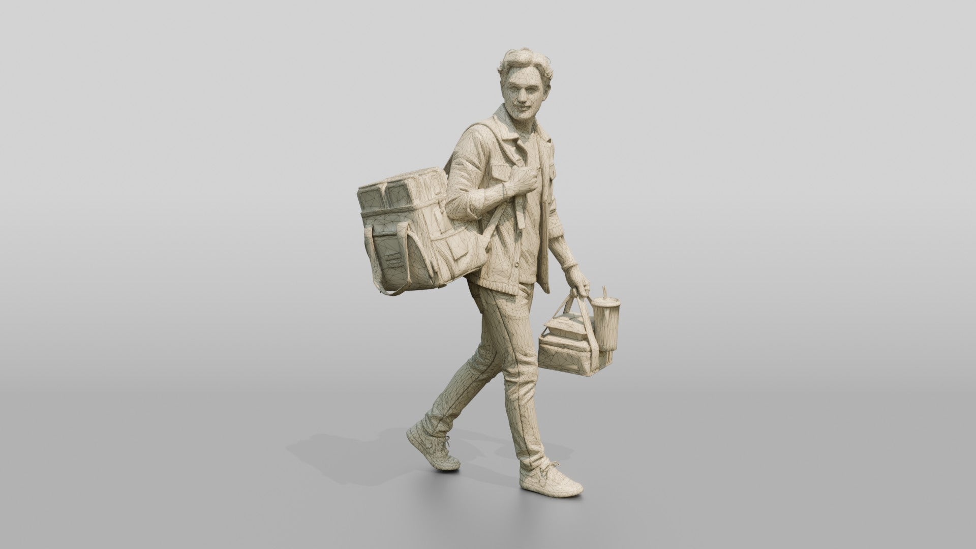 Food Courier with Insulated Bag