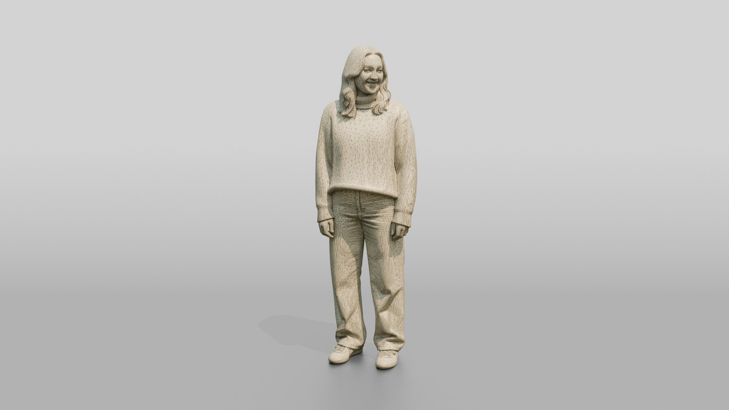 Cozy Oversized Casual Woman 04