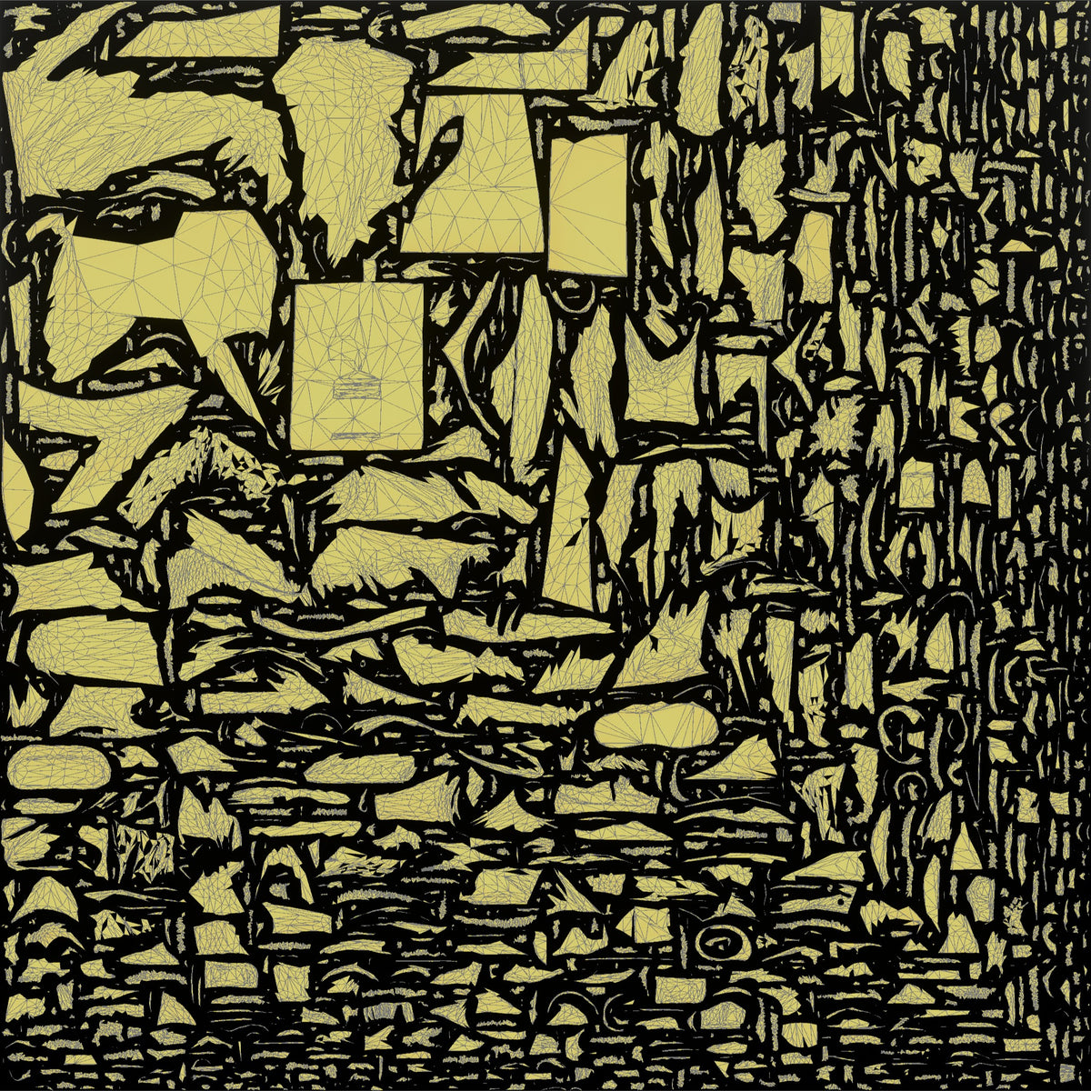 African Woman Sitting Cross-Legged with Shopping Bag - UV layout, metallic roughness map