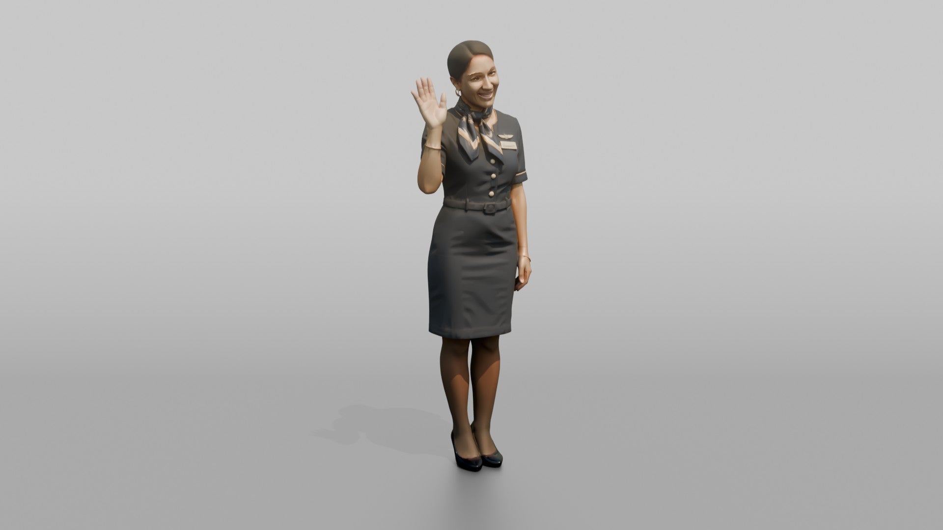 Airline Captain Walking with a Duffel Bag
