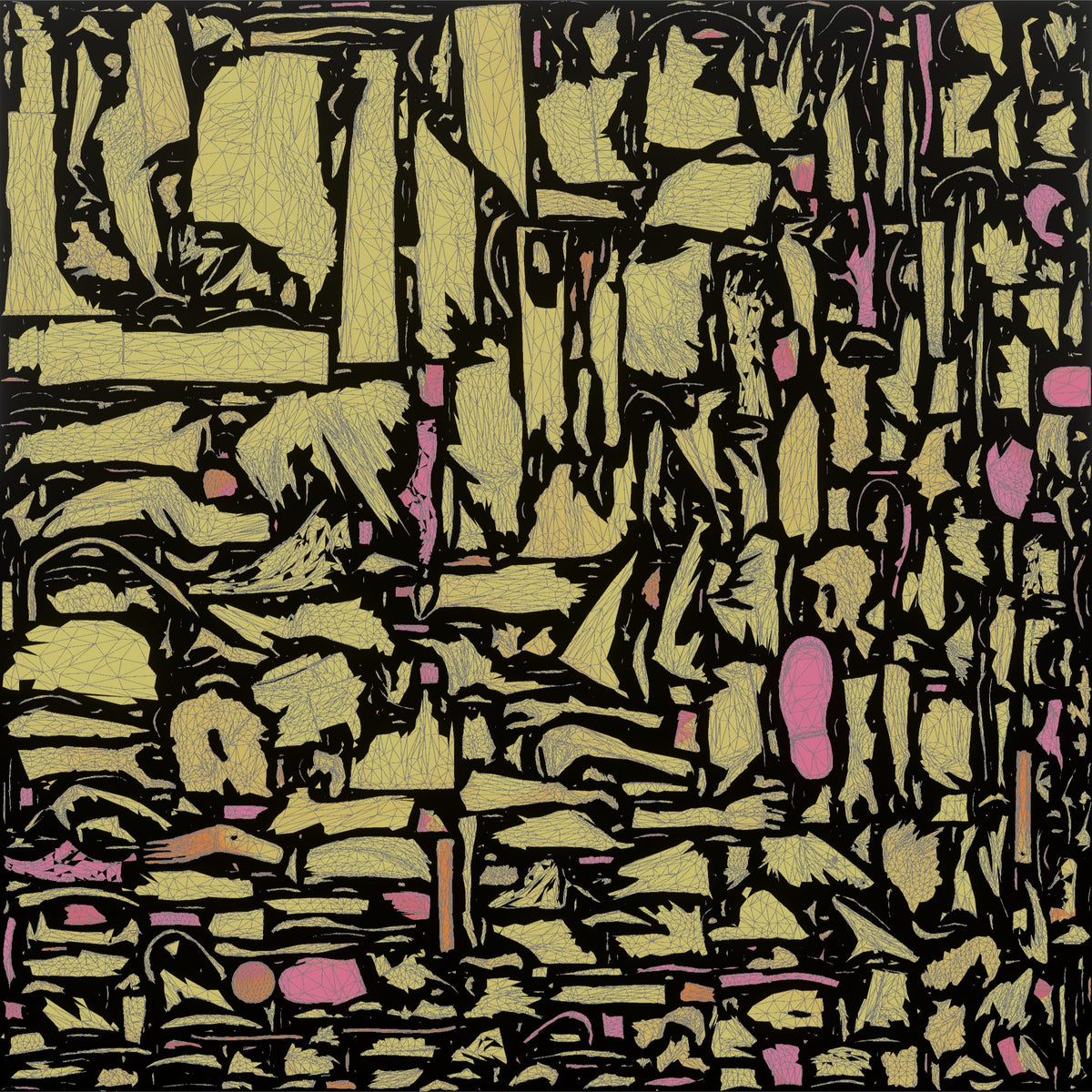 Server Woman Holding A Serving Spoon And Fork - UV layout, metallic roughness map