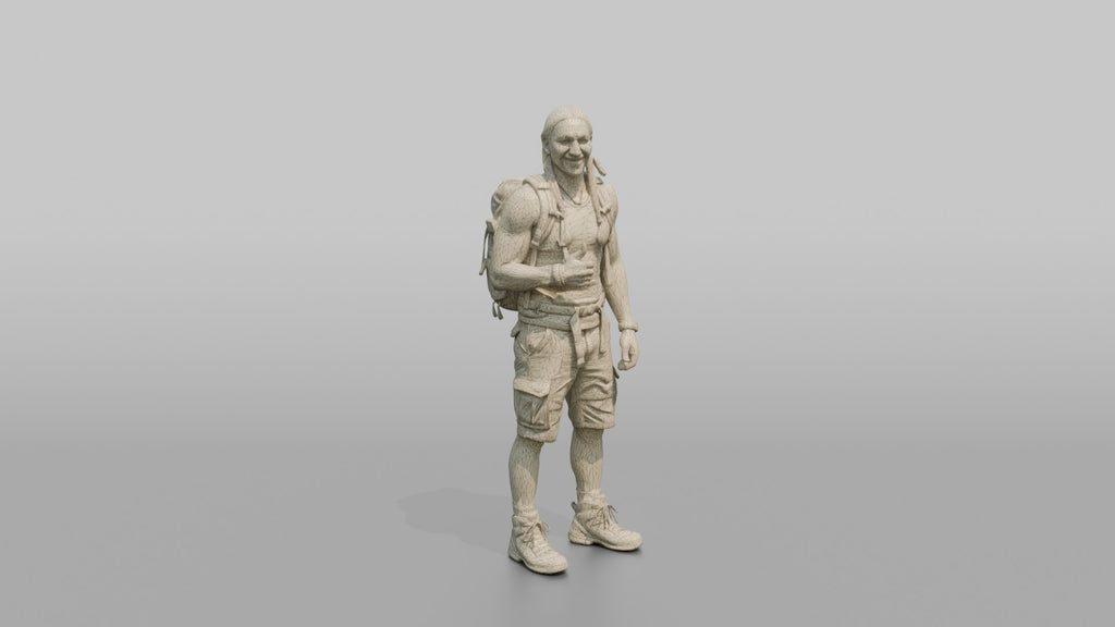 Hiker Giving a Thumbs-Up