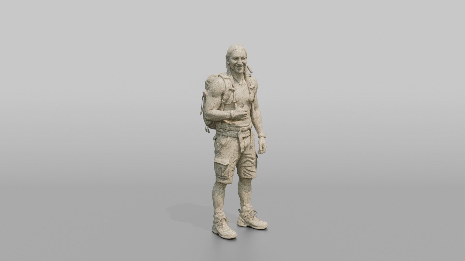 Hiker Giving a Thumbs-Up