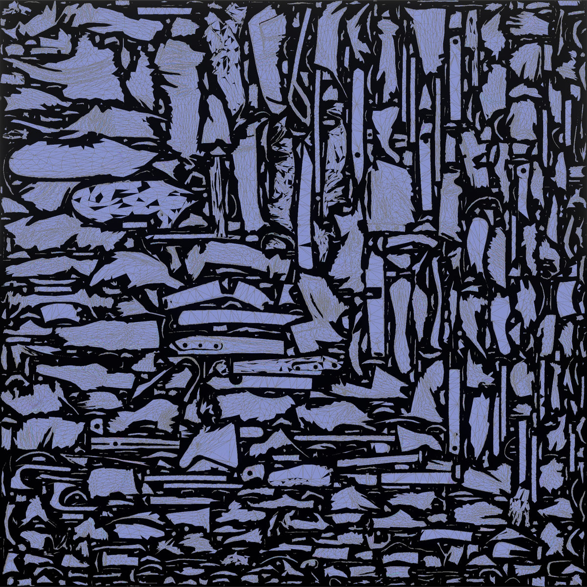 Farmer Holding Traditional Iron Hand Plow - UV layout, normal map