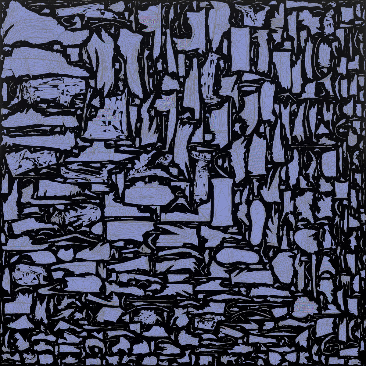 Mother Carrying Two Reusable Grocery Bags - UV layout, normal map