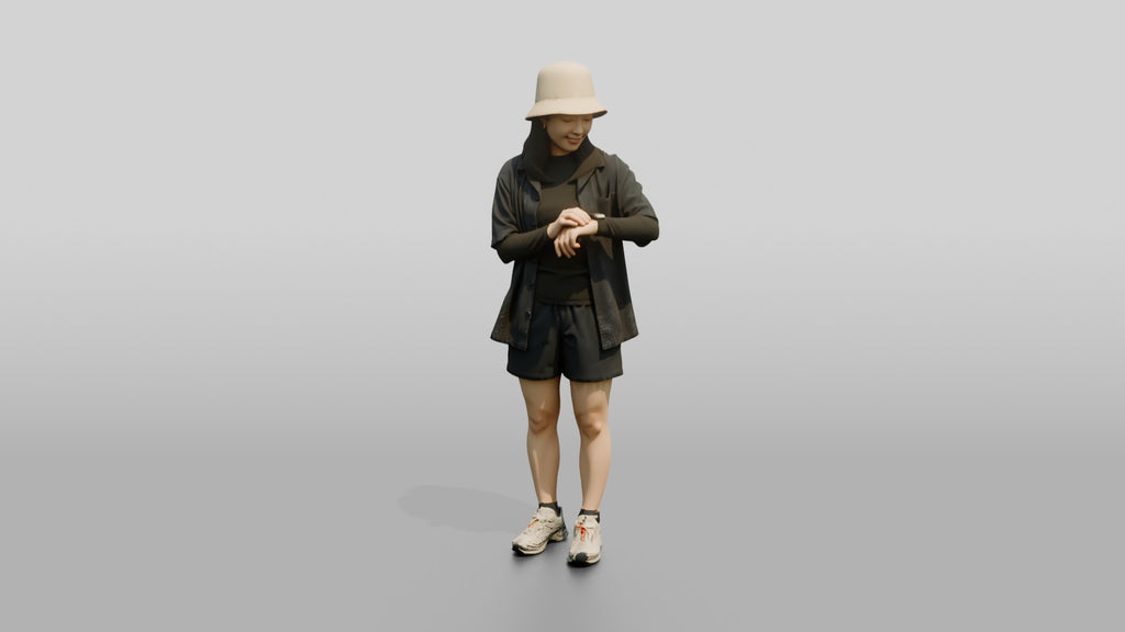 Woman Checking Her Watch Strap