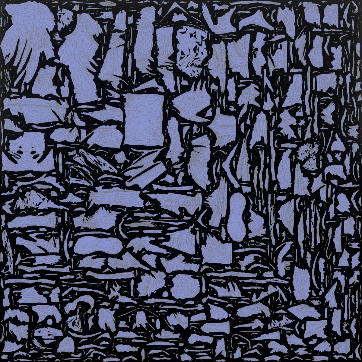 Man Customer Holding A Stack Of Folded T-shirts - UV layout, normal map