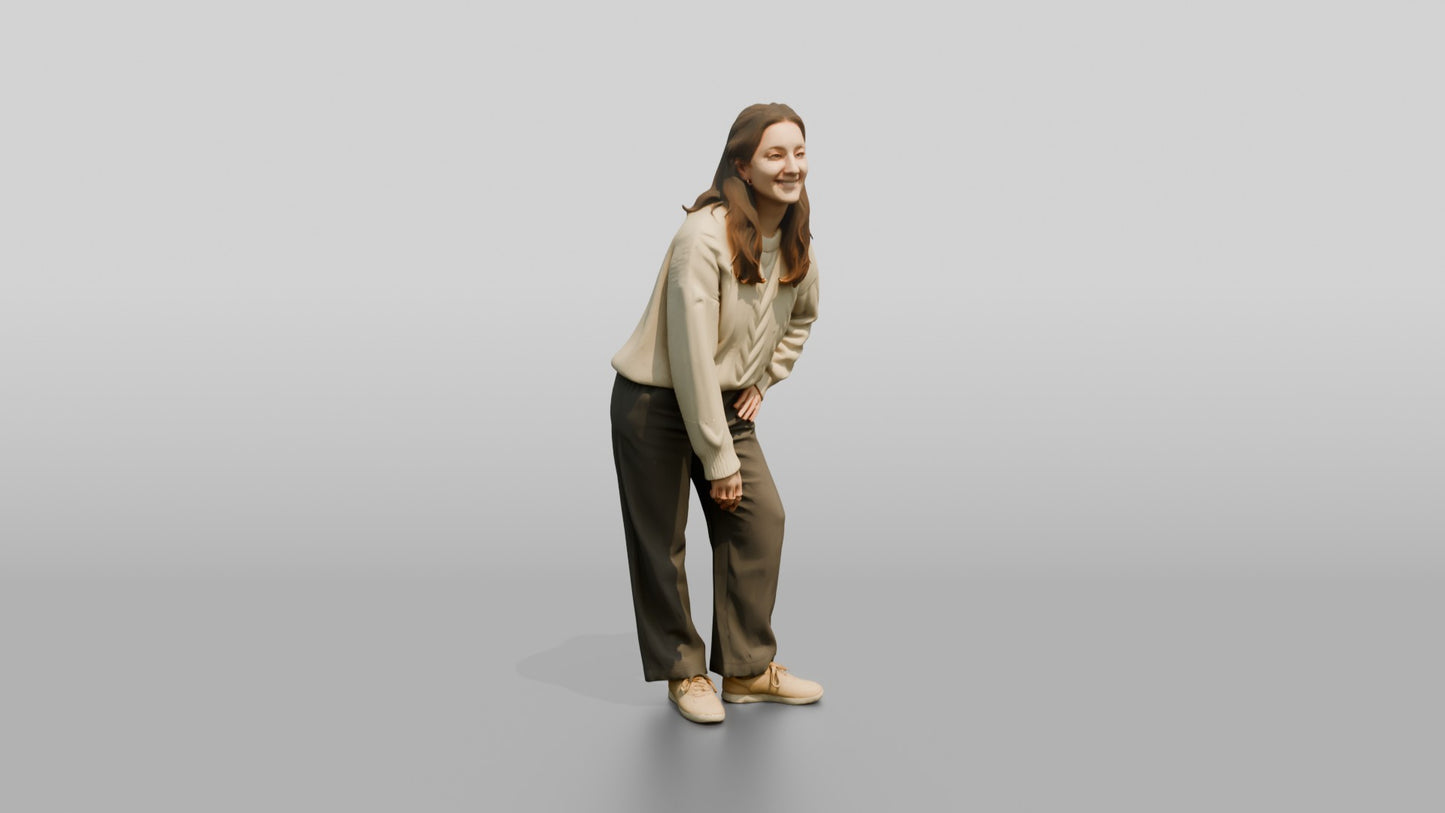 Cozy Oversized Casual Woman 08