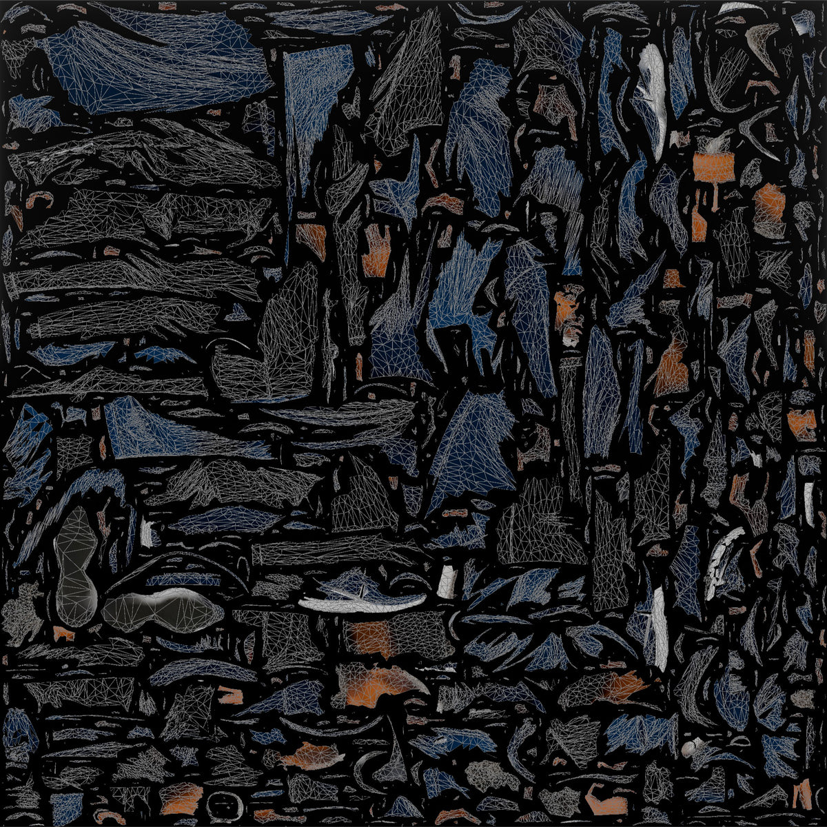 Black Man Checking His Watch in Windbreaker - UV layout, base color map