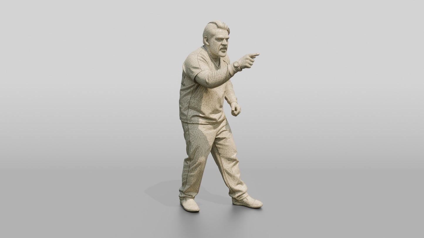 Normal Posture Latino Male Prisoner