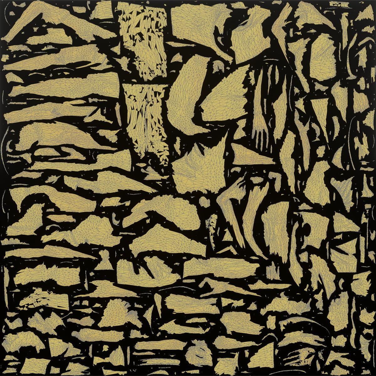 Bodyweight Athlete Man Holding A Side Plank - UV layout, metallic roughness map