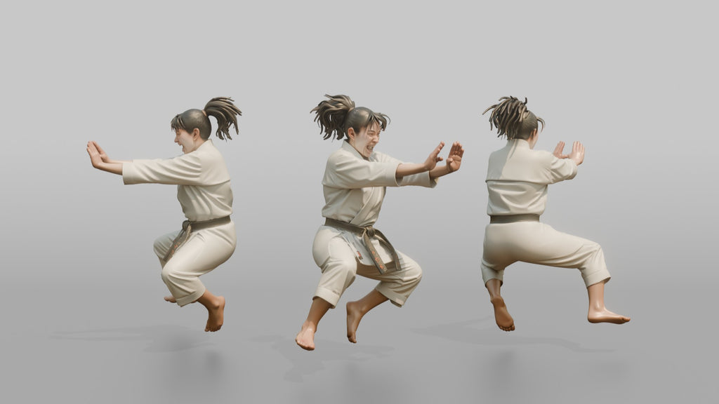 Karate Master Explosive Double-Palm Strike