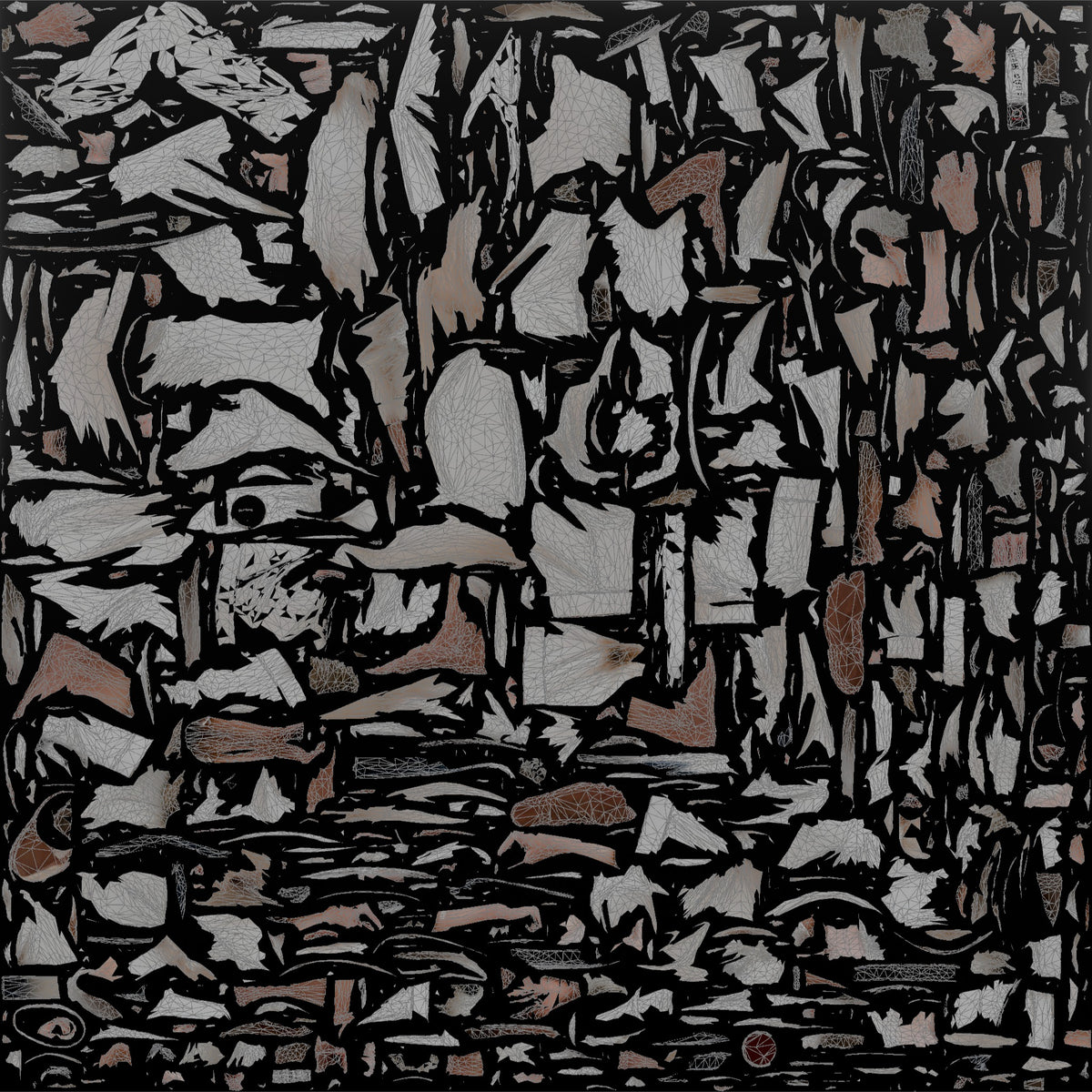 Karate Sensei Explosive Reverse Punch - UV layout, base color map