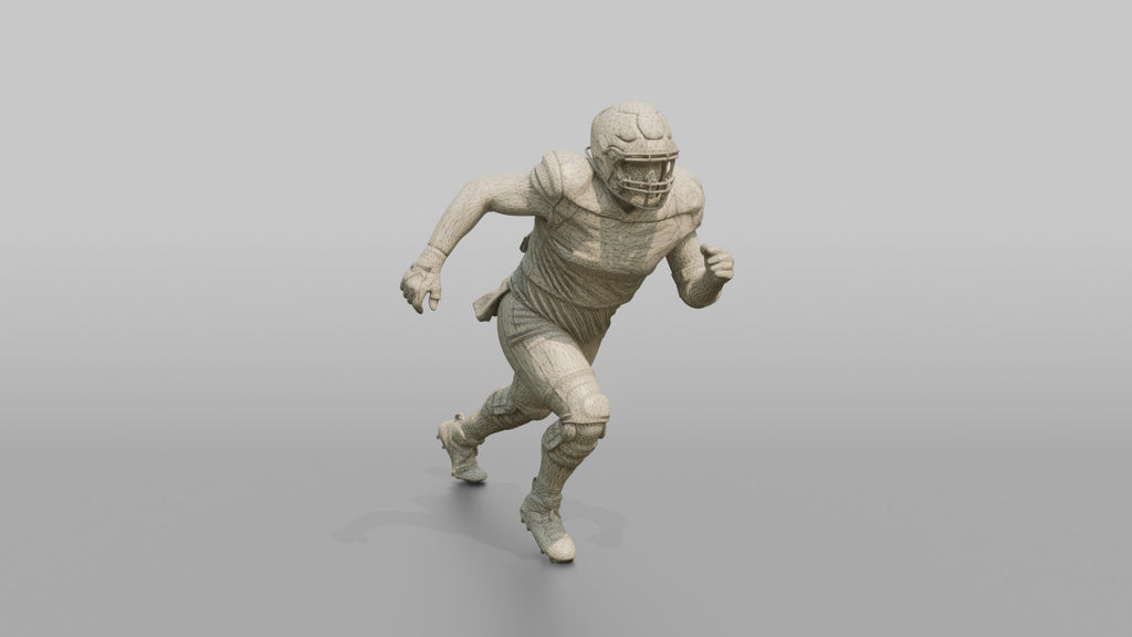 Offensive Lineman Pulling on a Sweep Play