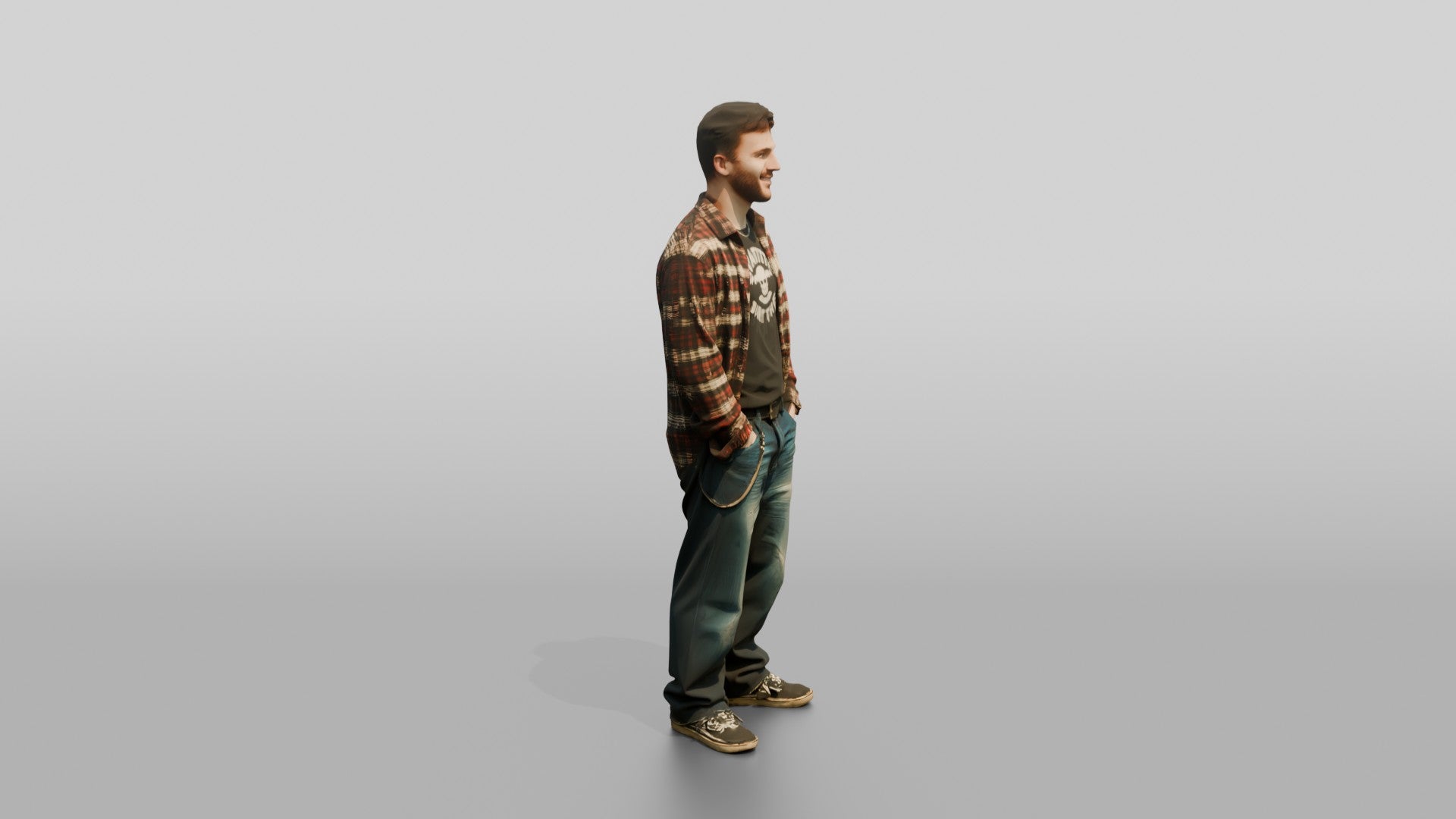 Grunge Skater Man 01