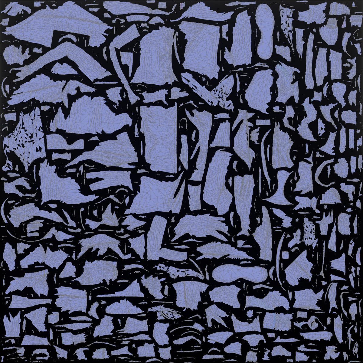 Nail Technician Man Gesturing With Hands As If Filing Nails - UV layout, normal map