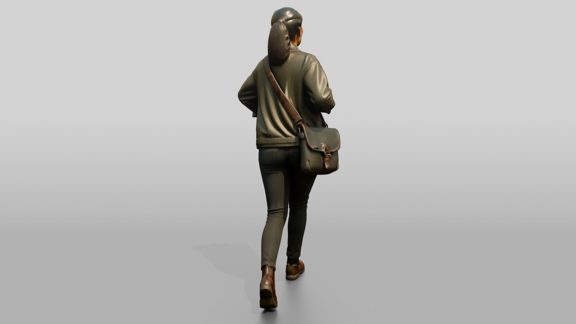 Woman Carrying Parcel