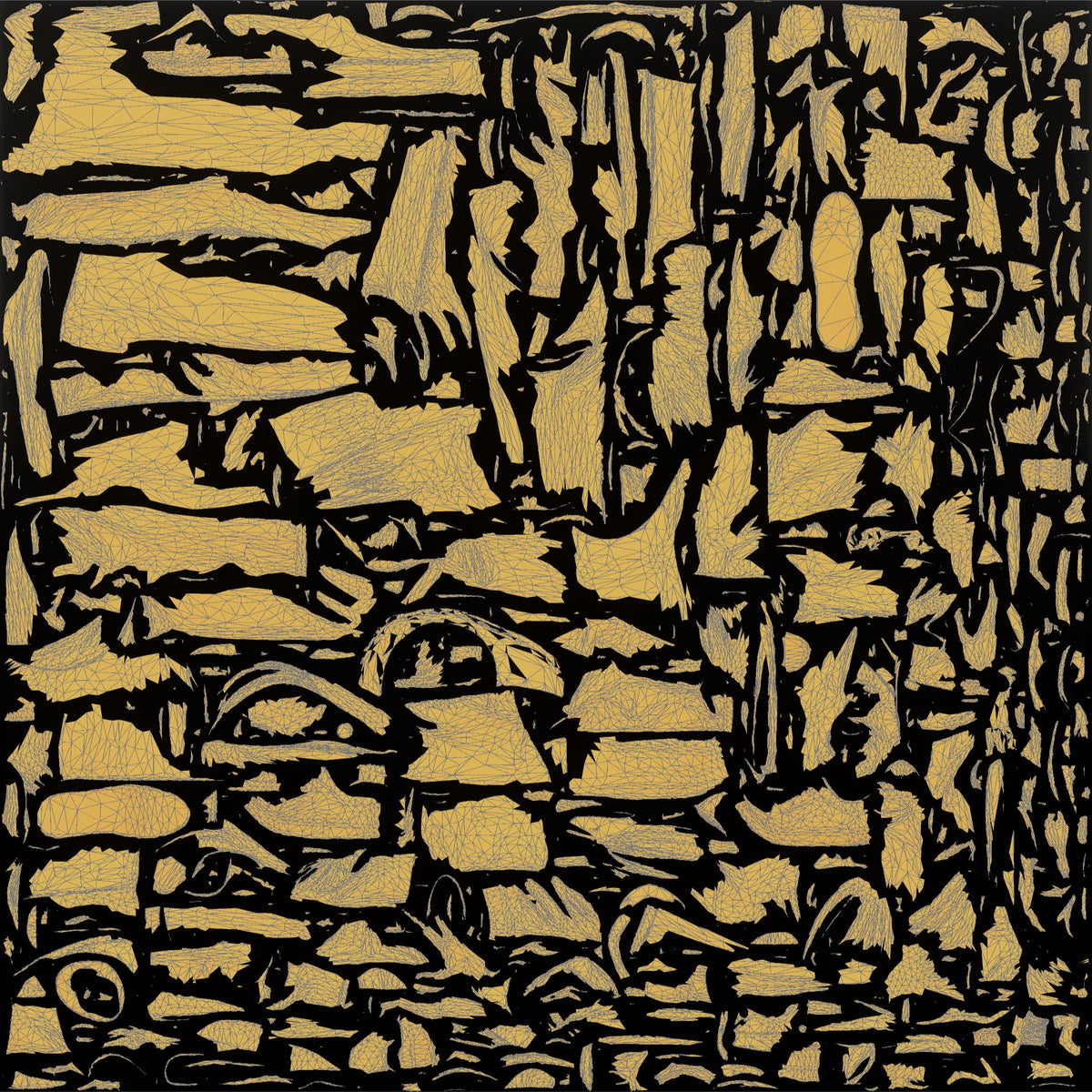 Young Persian Woman in Hijab Talking on Her Phone - UV layout, metallic roughness map