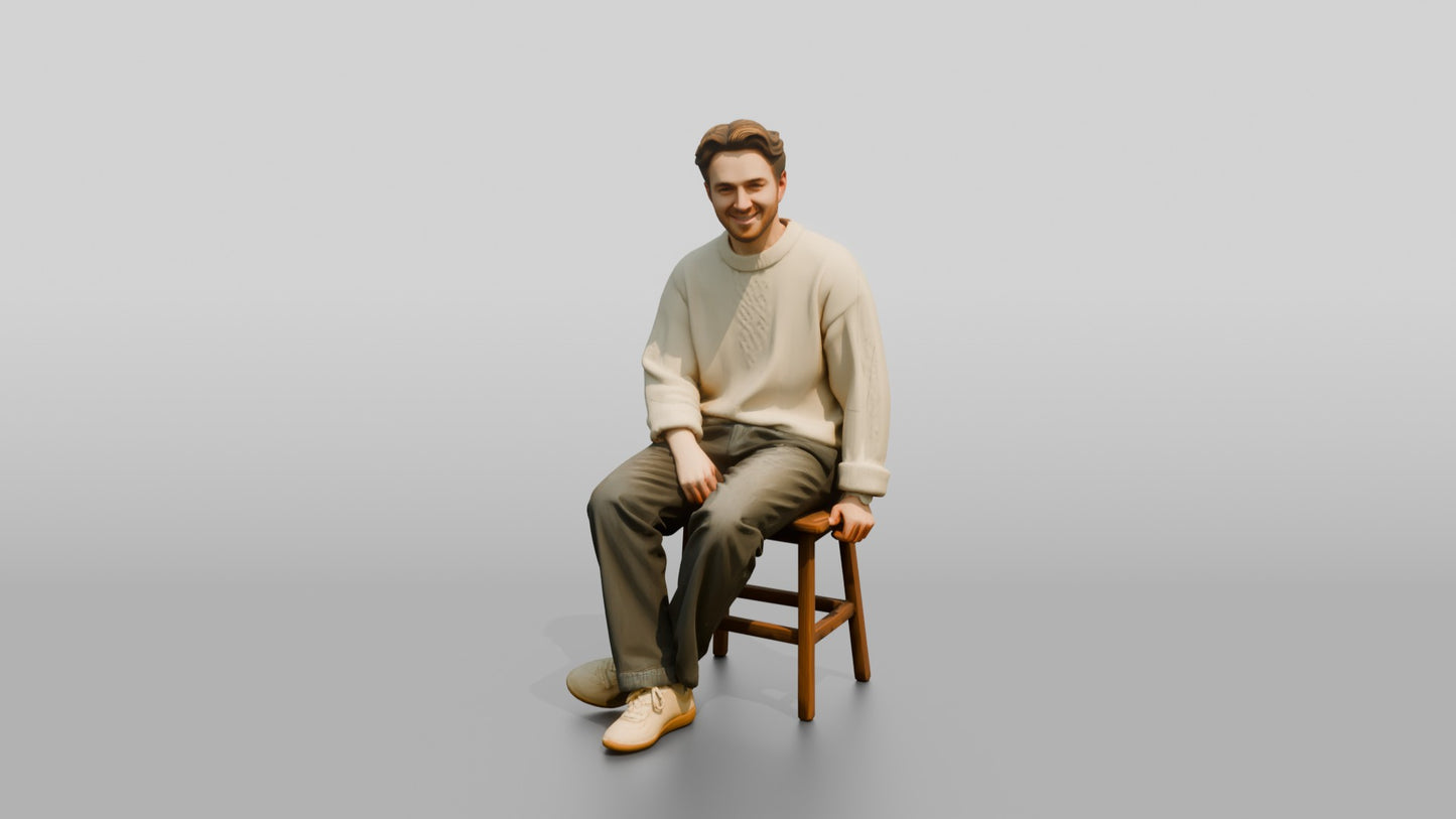Cozy Oversized Casual Man 03