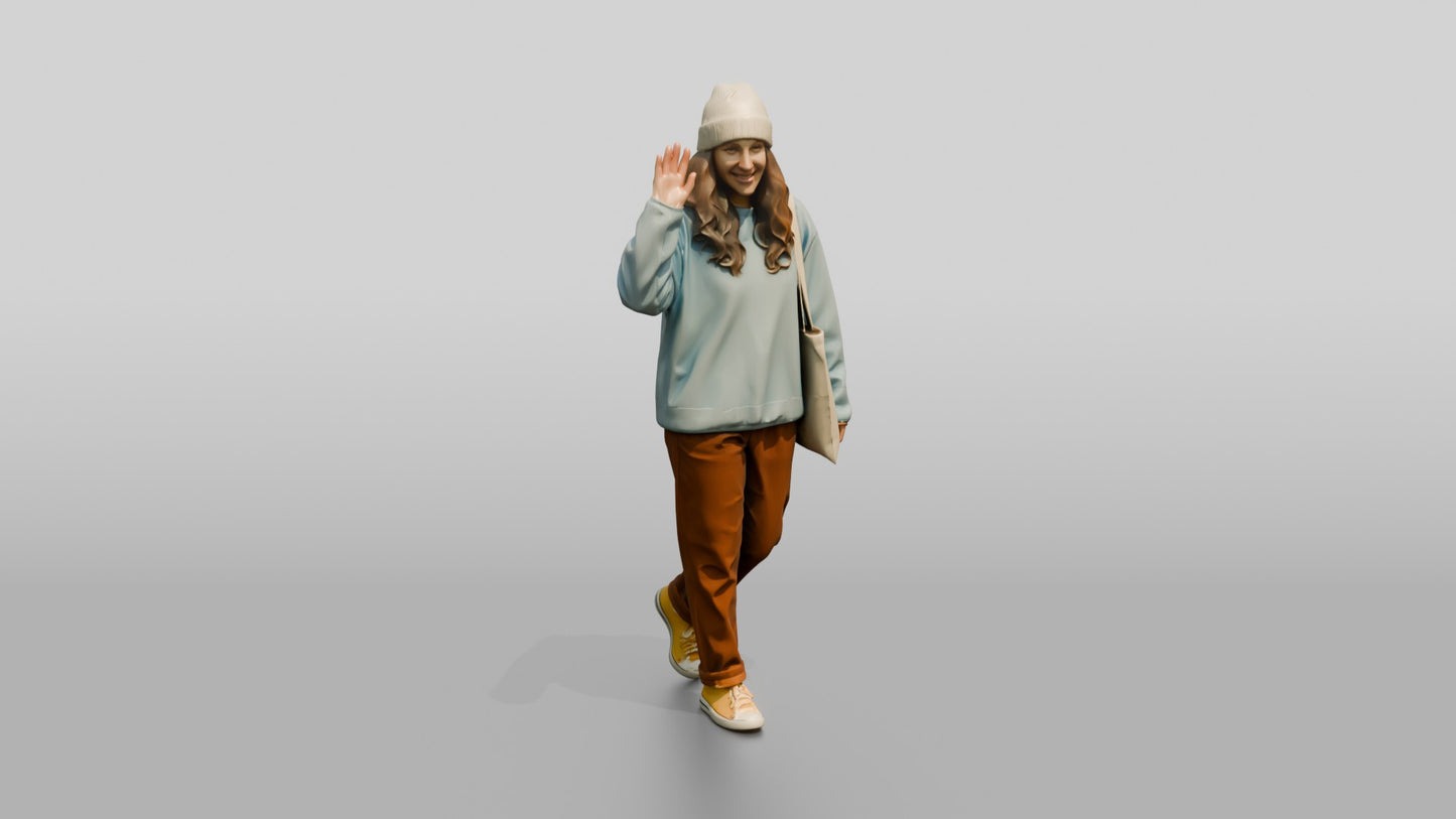 Casual Student Urban Creative Woman 10