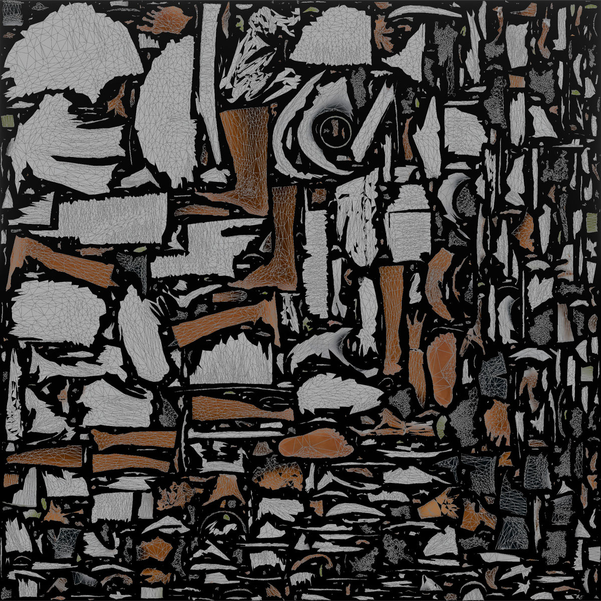 Spa Client Man Standing Holding A Glass Of Cucumber-infused Water - UV layout, base color map
