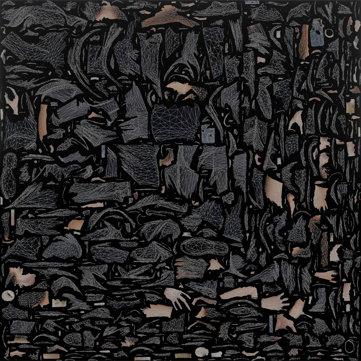 Patron Man Holding A Drink And A Phone, Taking A Photo - UV layout, base color map