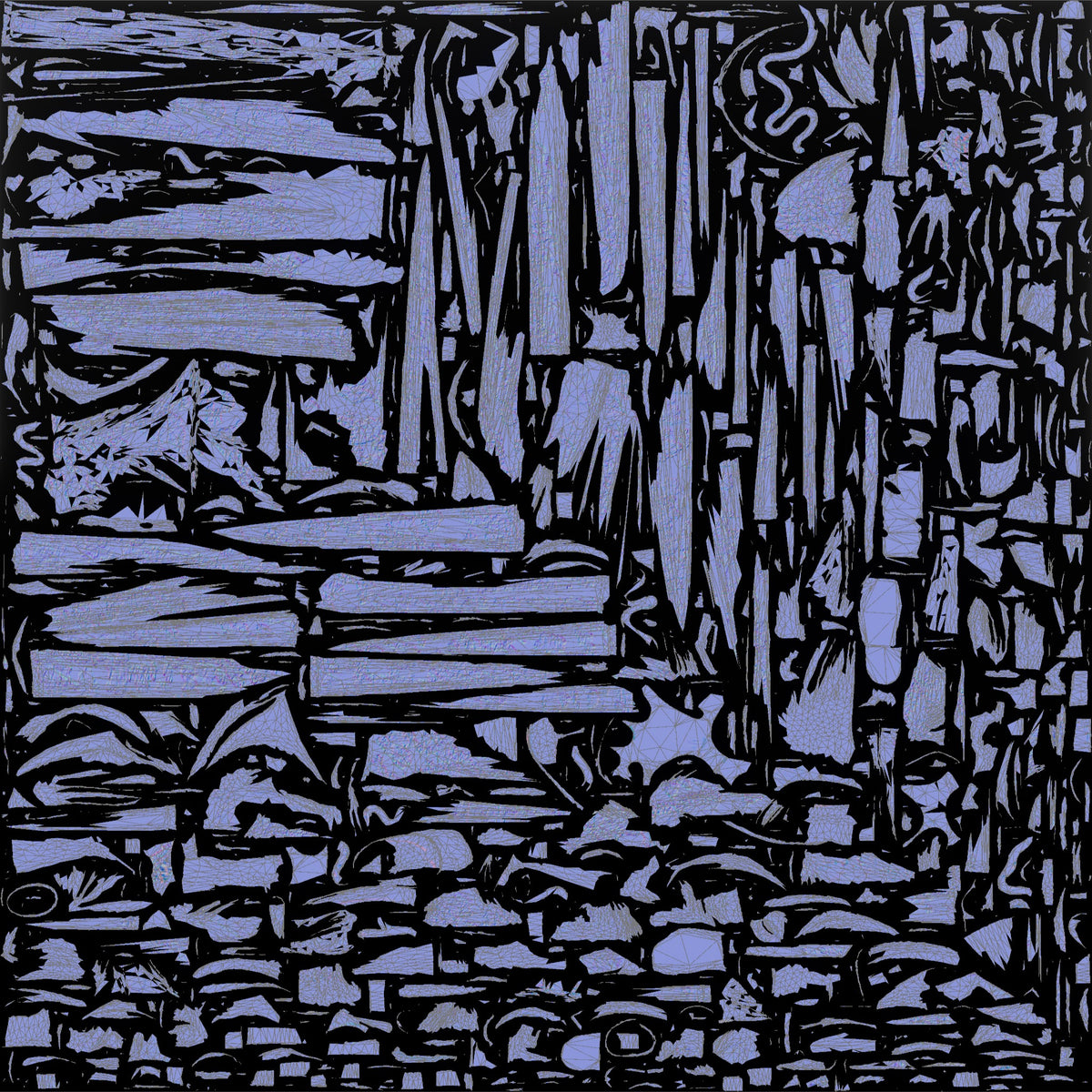 Middle-Aged Jordanian Woman in Hijab by a Fountain - UV layout, normal map