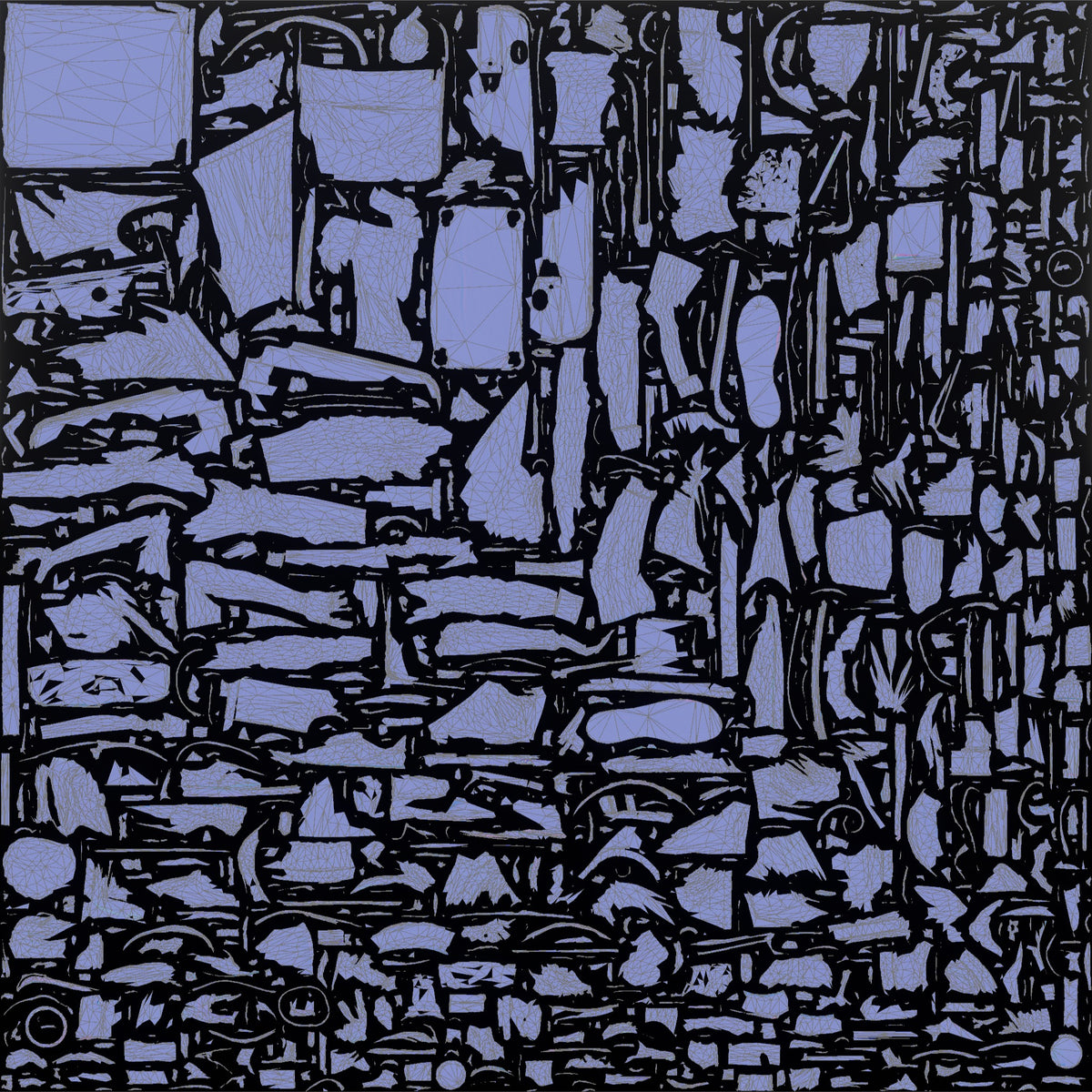 Traveler Sipping Coffee At The Gate - UV layout, normal map