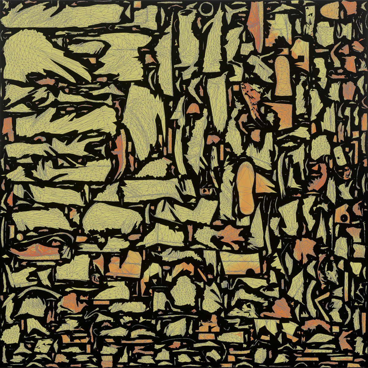 Grandfather Carrying A Small Wooden Birdhouse In Both Hands - UV layout, metallic roughness map