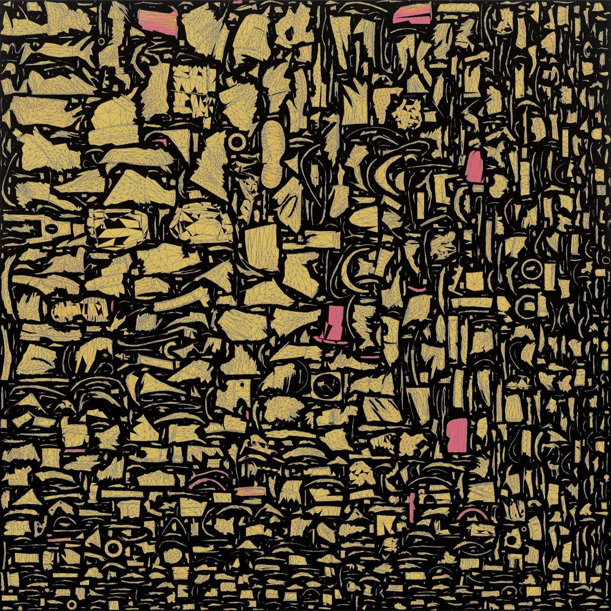 Construction Worker Man 48 - UV layout, metallic roughness map