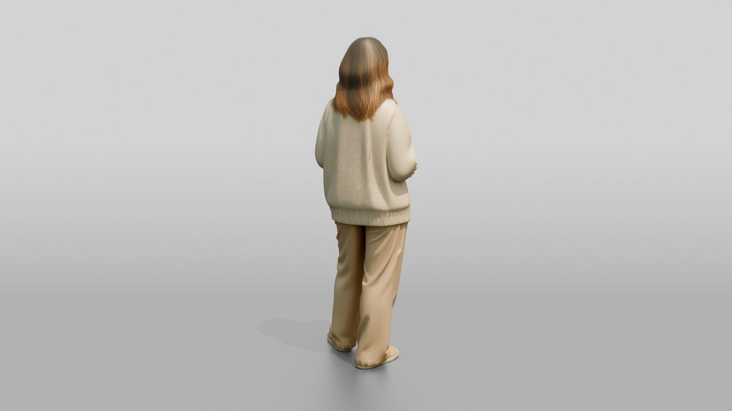 Cozy Oversized Casual Woman 06