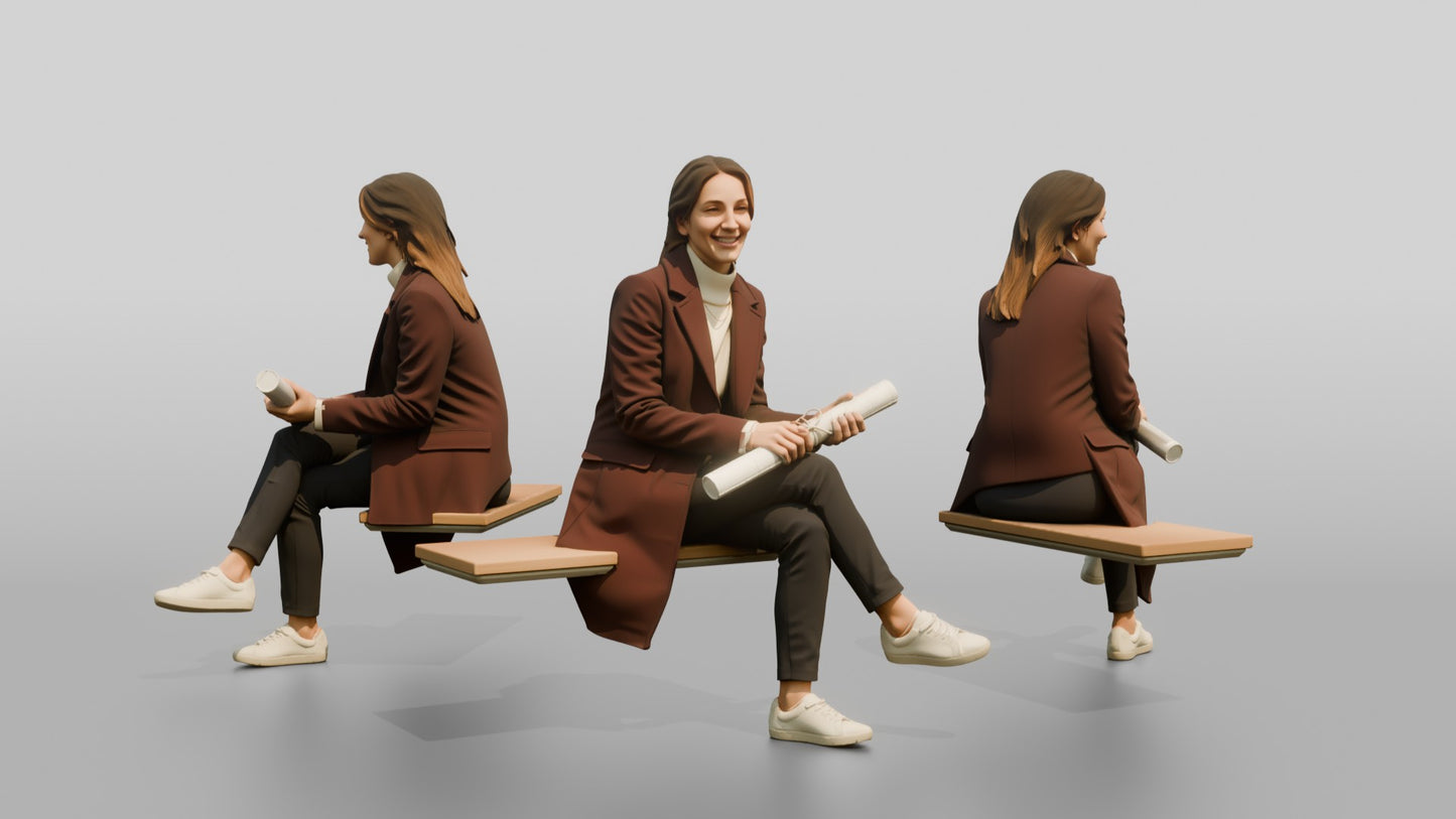 Smart Casual Professional Woman 08