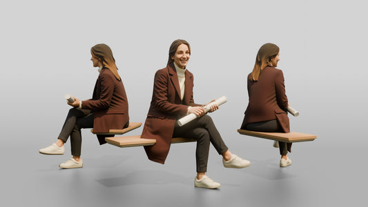 Smart Casual Professional Woman 08