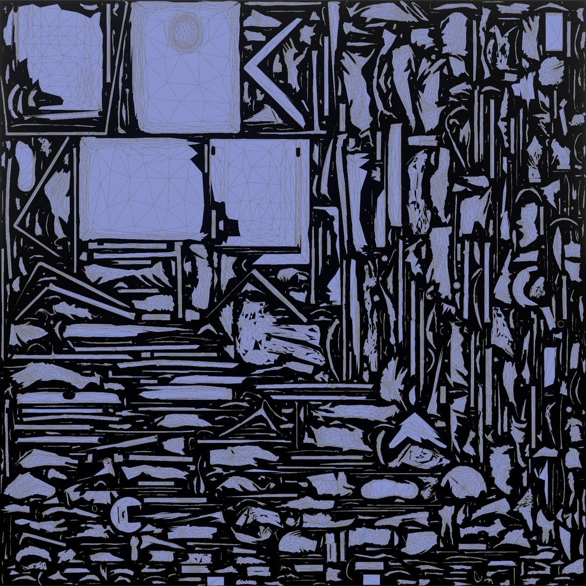 Massage Therapist Man Gesturing With Both Hands Over A Massage Table - UV layout, normal map