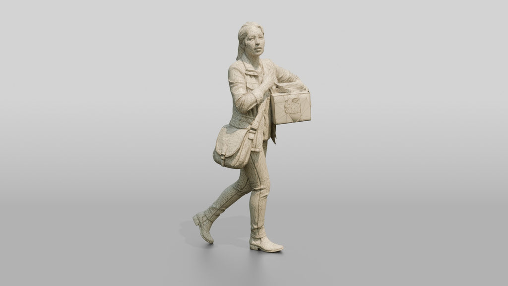 Woman Delivering Bakery Box