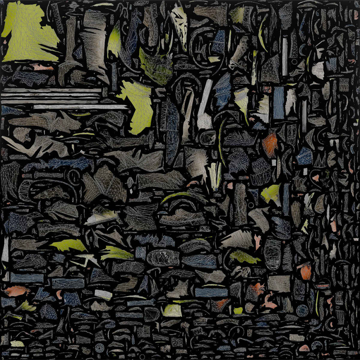 Construction Worker Man 49 - UV layout, base color map