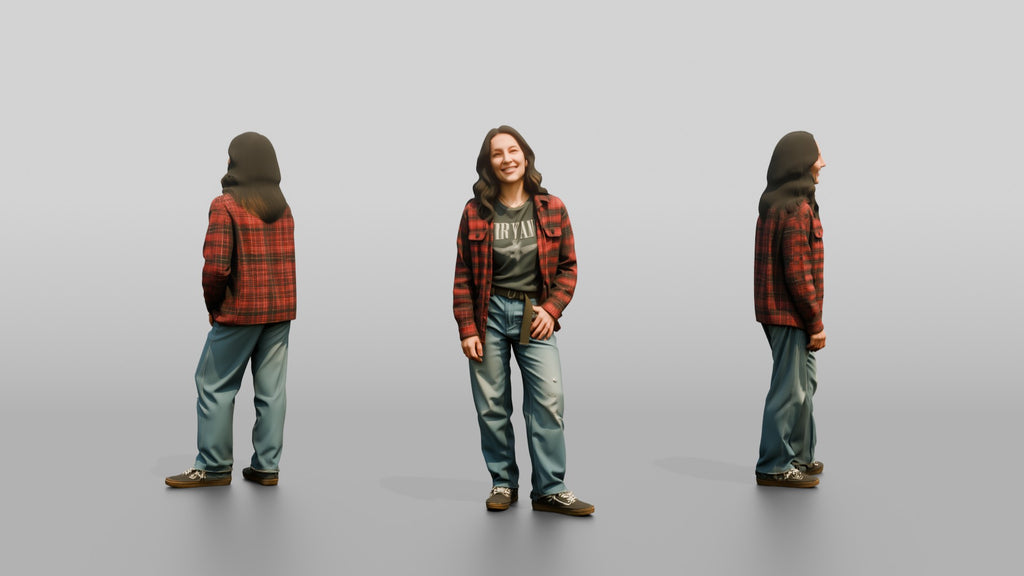 Grunge Skater Woman 08