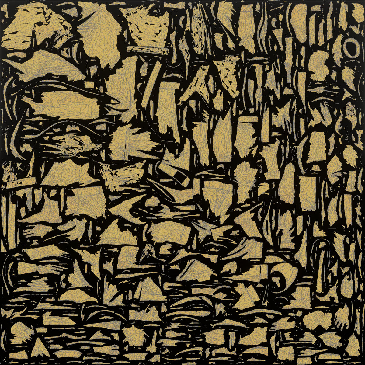 Karate Sensei Authoritative Downward Open-palm Block - UV layout, metallic roughness map