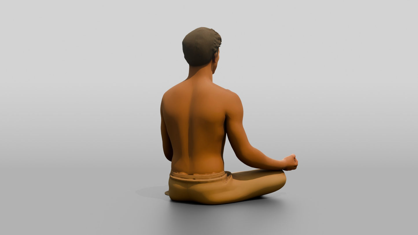 Lotus Meditation Man