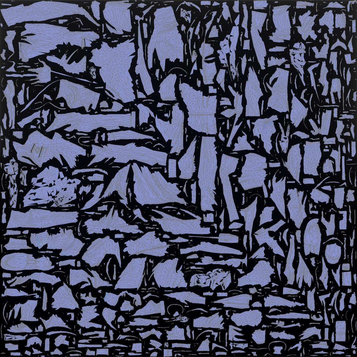 Door Staff Man Gesturing Stop With One Hand Raised - UV layout, normal map