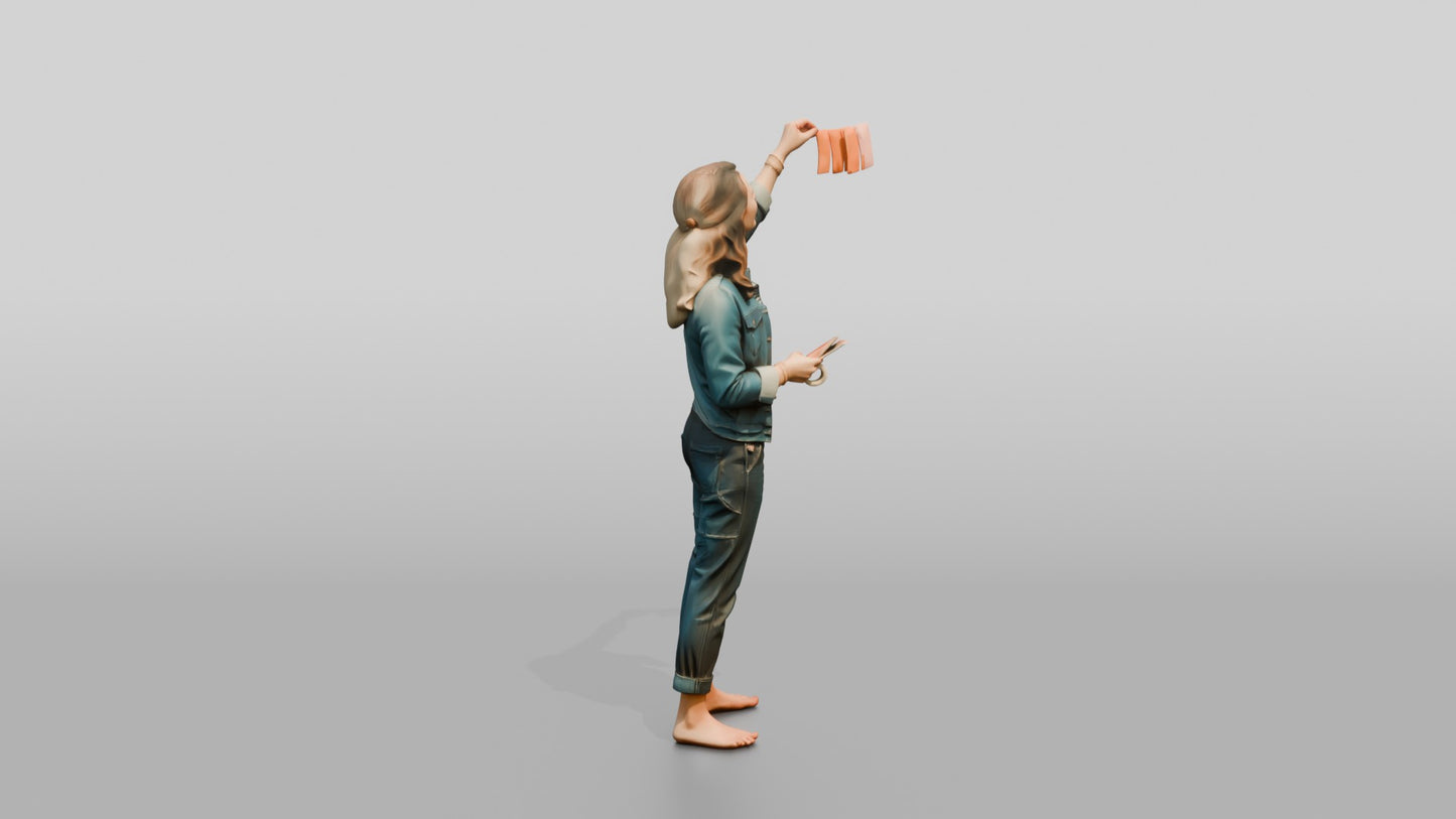 Woman Taking a Photo with Her Phone
