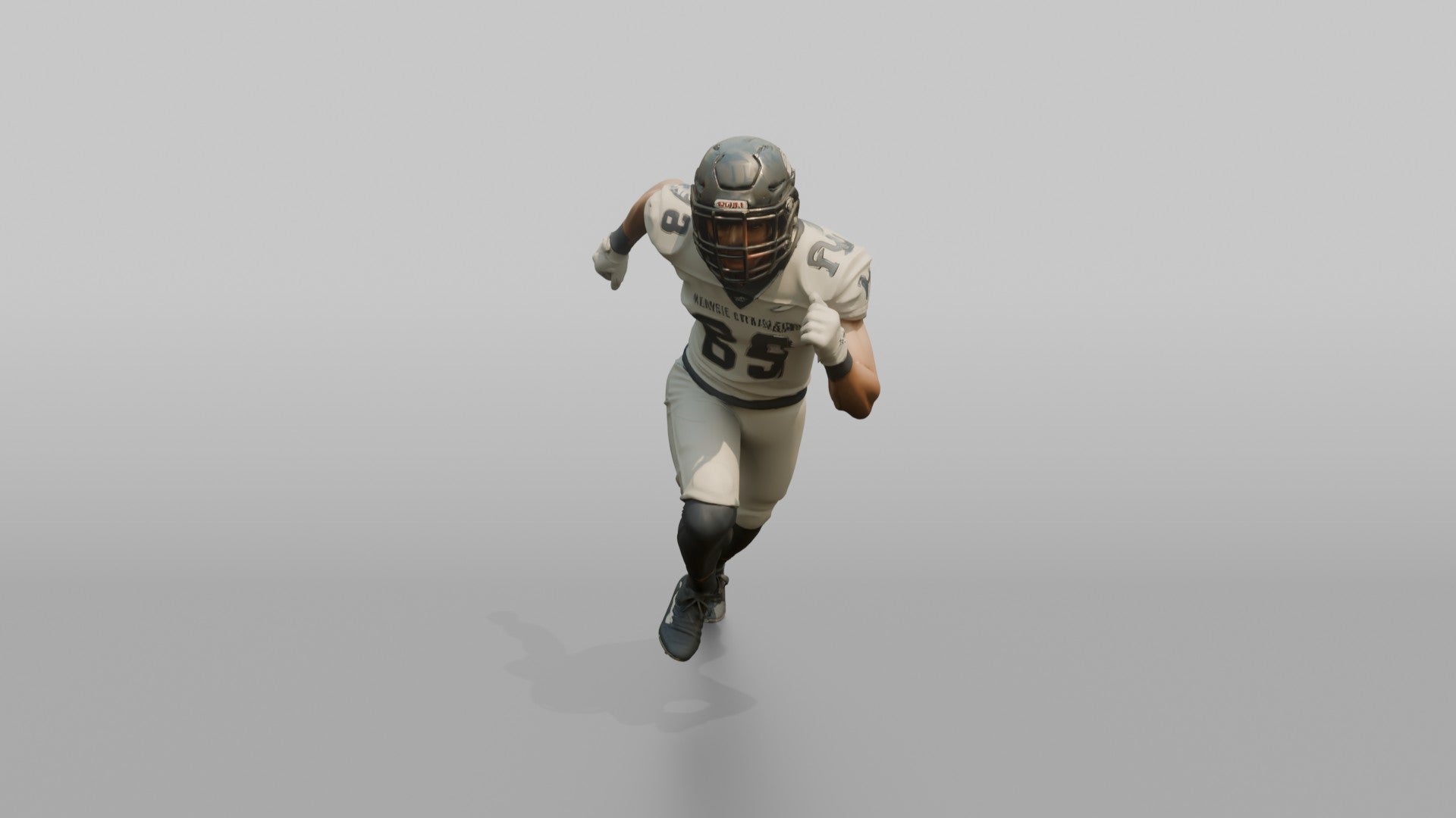Wide Receiver Exploding Off the Line