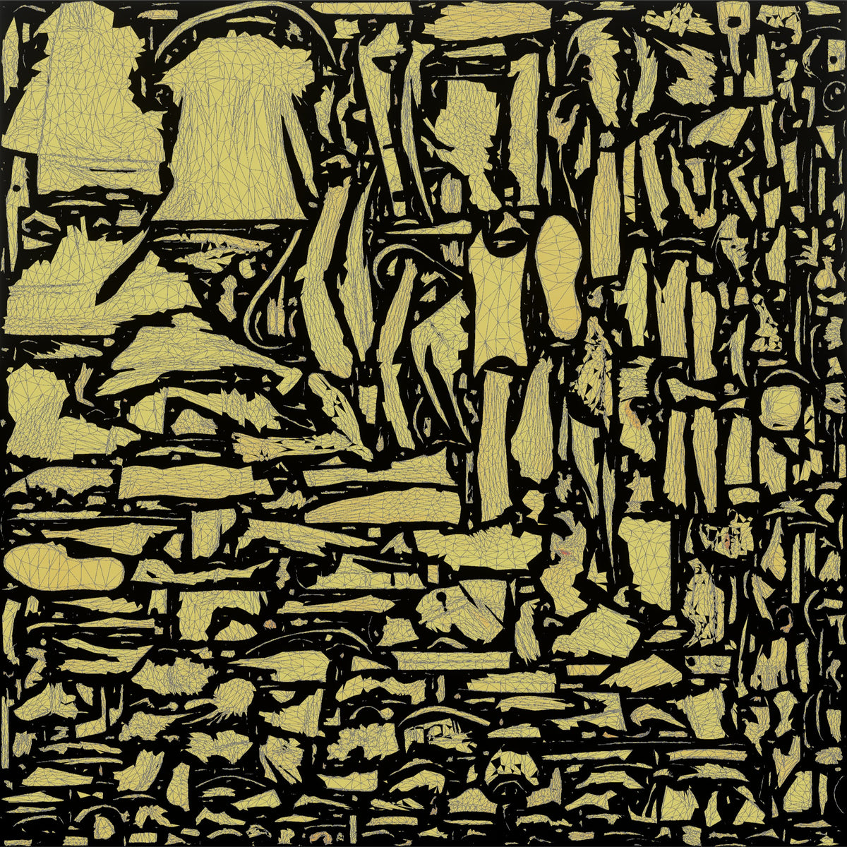 African Girl Eating an Ice Cream Bar - UV layout, metallic roughness map