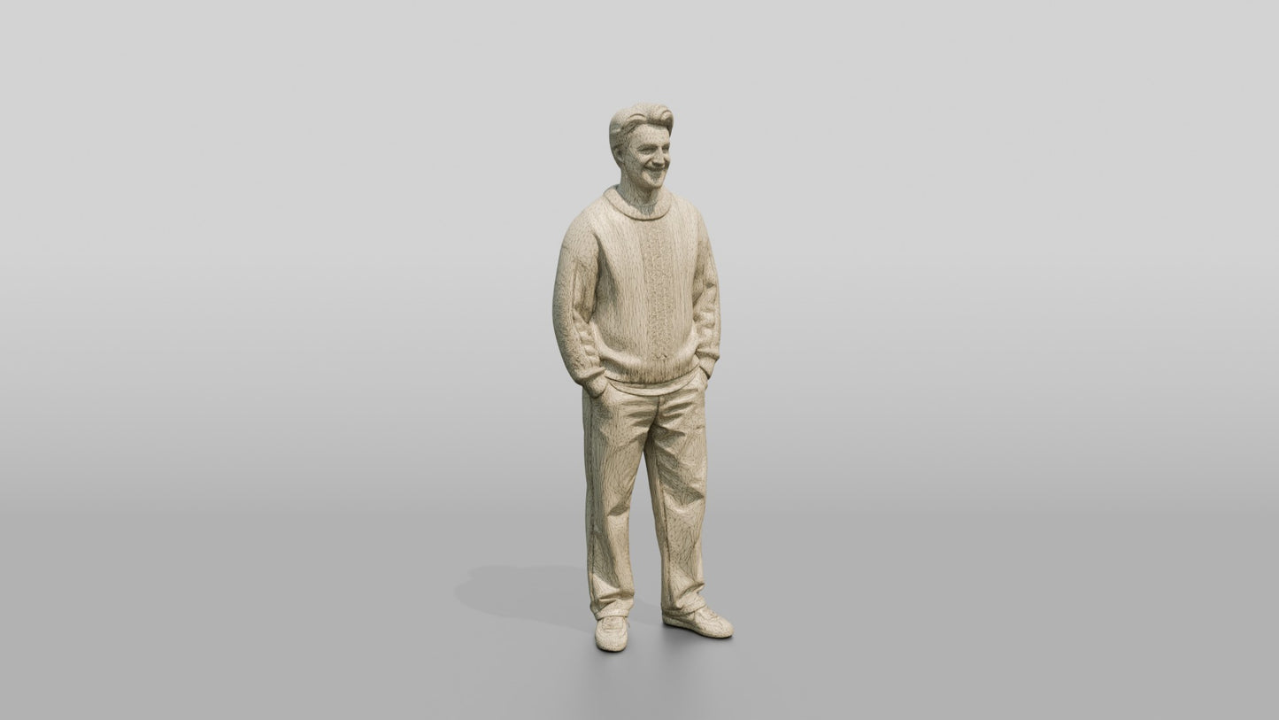 Cozy Oversized Casual Man 01