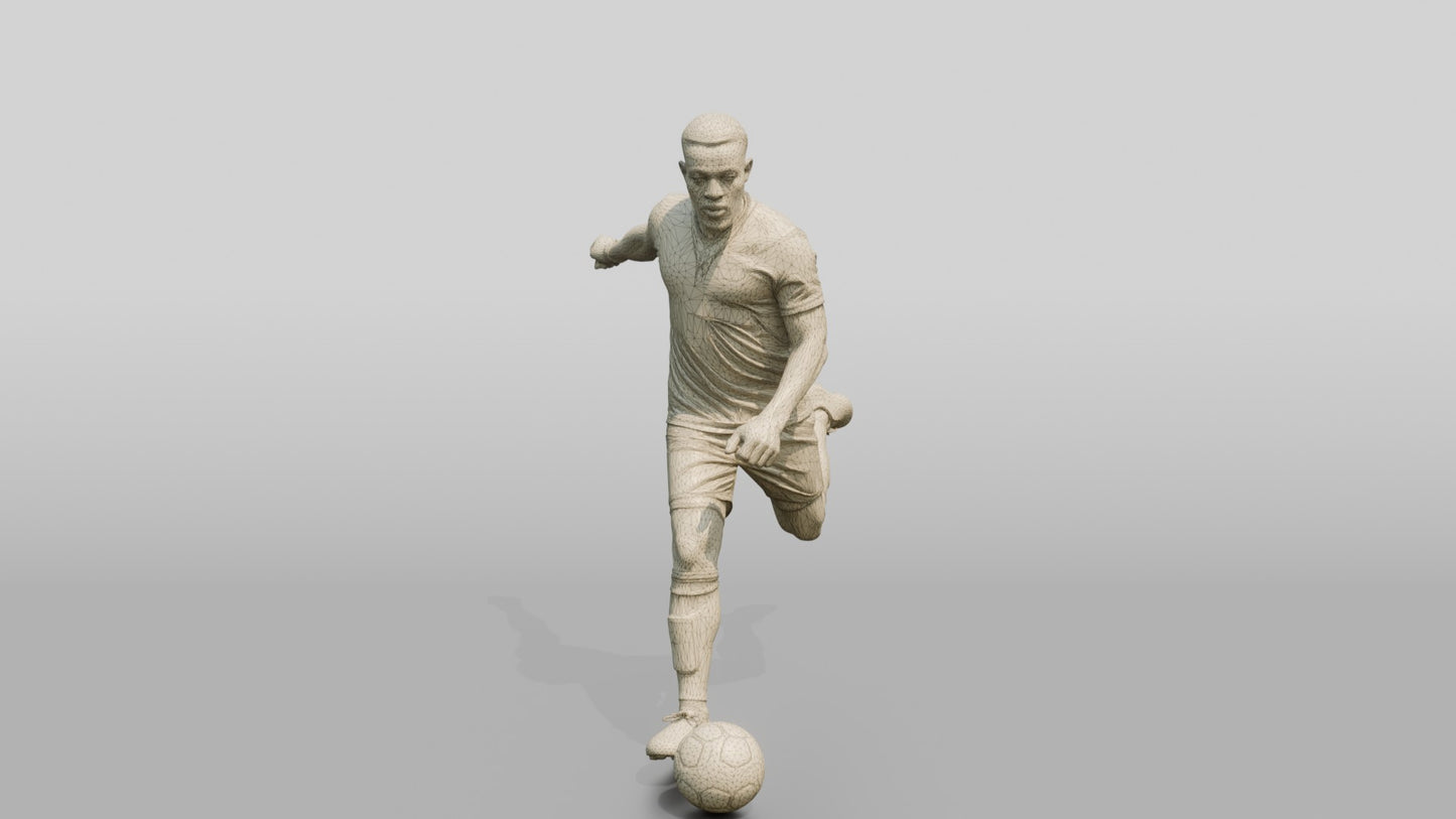 Soccer Player Agile Spin Move