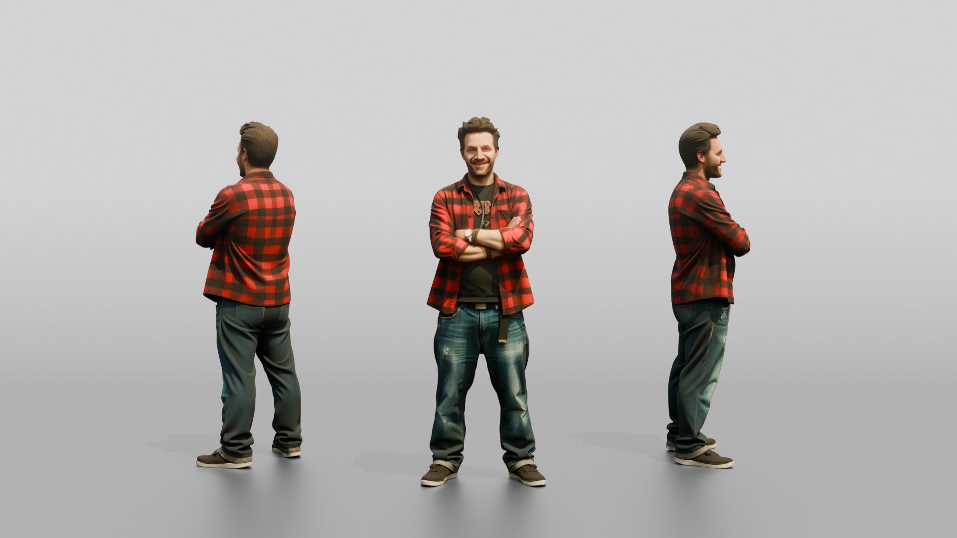 Grunge Skater Man 07