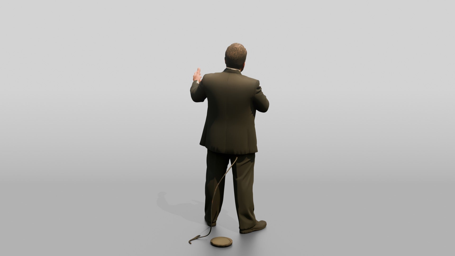 Opera Singer Belting with Hand on Chest
