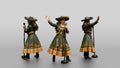 Ranchera Singer with Dramatic Hand Pose