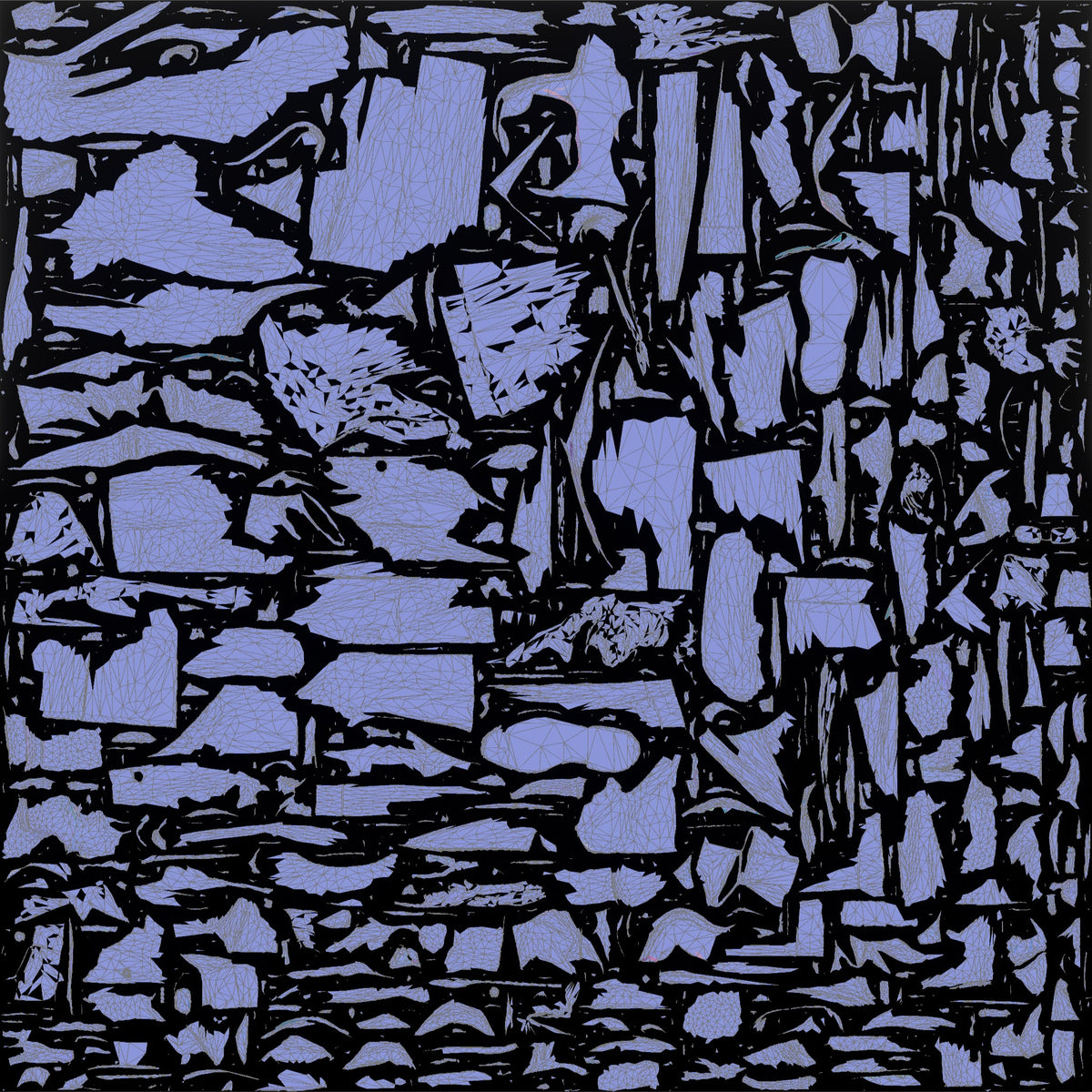Elderly African Man in a Tweed Jacket Laughing - UV layout, normal map