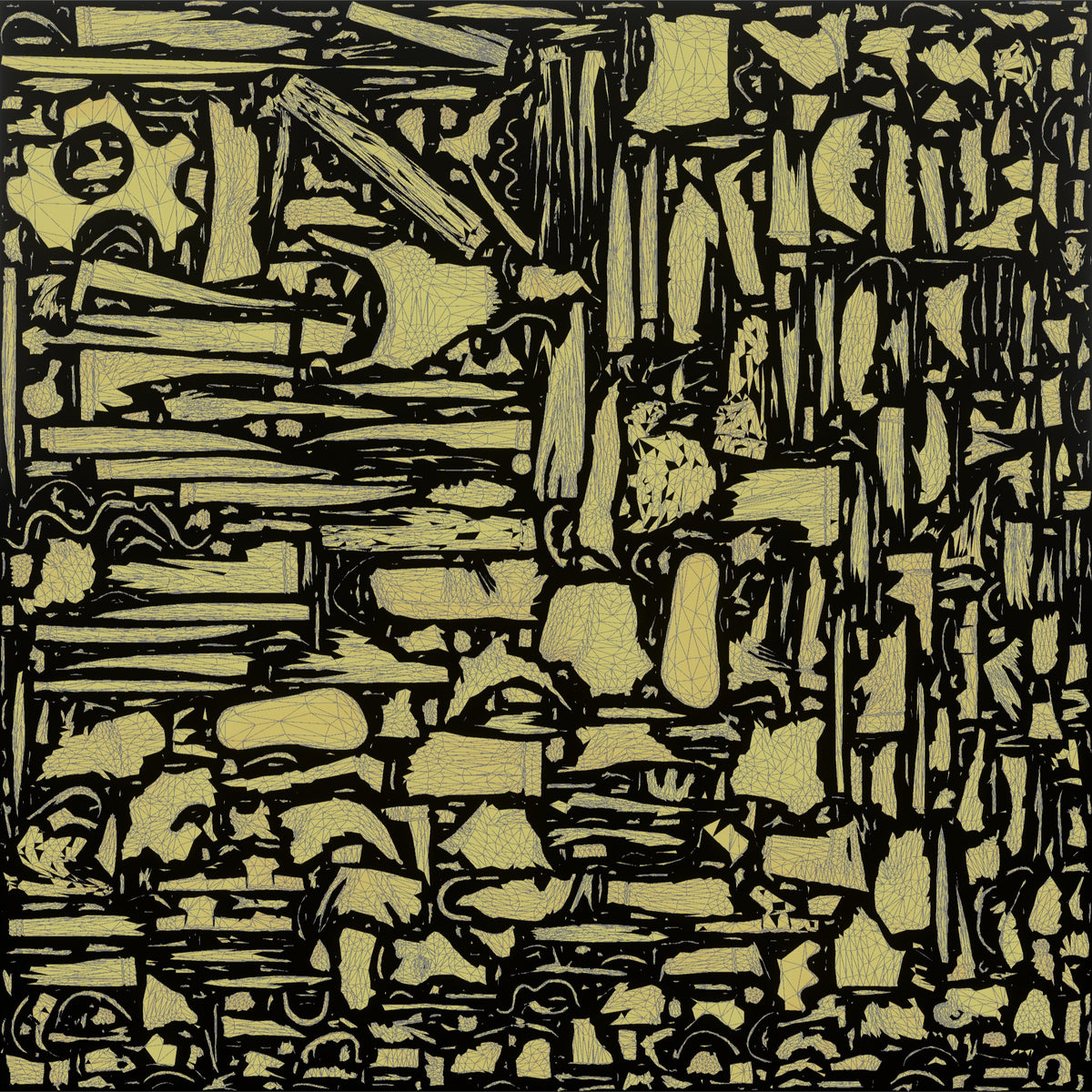 Daughter Holding A Handful Of Picked Flowers - UV layout, metallic roughness map